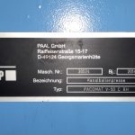 PAAL Pacomat V-50 C BH Channel Baling Press